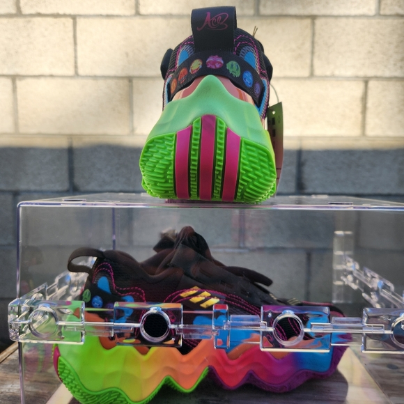 ADIDAS EXHIBIT B MID - WOMENS SZ 7.5 CANDACE PARKER - GZ9565 - BLACK MULTICOLOR - Picture 7 of 10